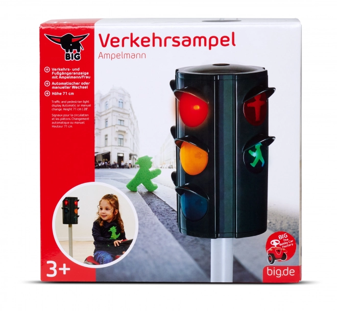 Großer Verkehrssignal mit Automatikfunktion