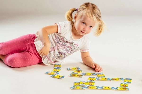 Mein Erstes Domino Tiere Holzspiel