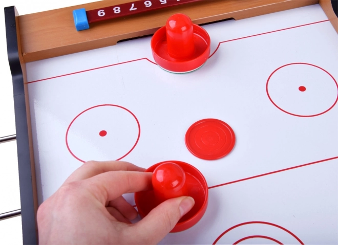 2-in-1 Tischfußball und Air Hockey Spiel