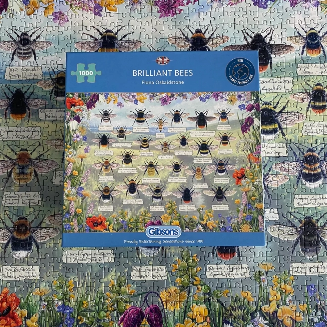Gibsons Puzzle Strahlende Bienen 1000 Teile