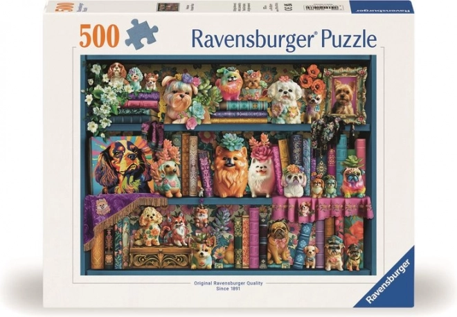 Ravensburger Puzzle Niedliche Porzellan-Möpse 500 Teile