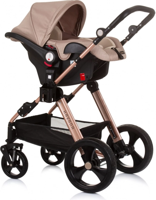 Chipolino Kombikinderwagen Havana 2 in 1 Golden Beige