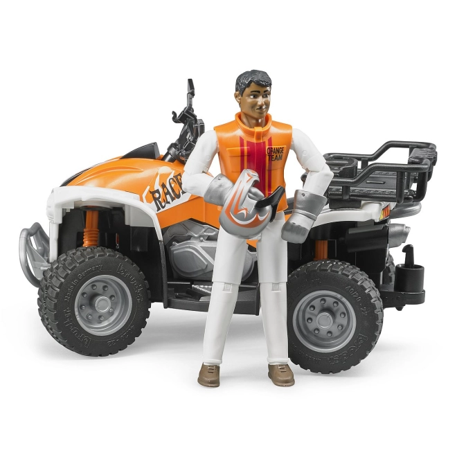 Detailreiche Fahrerfigur mit Schutzausrüstung
