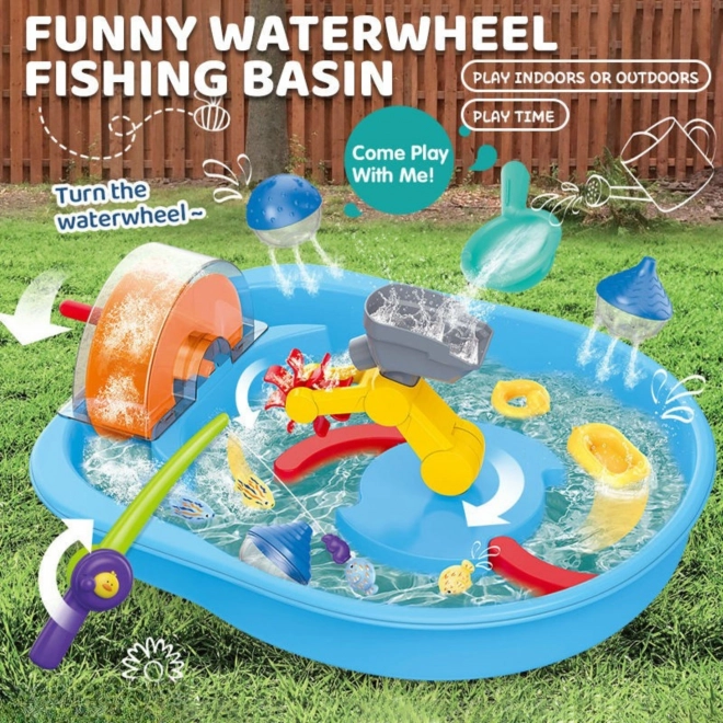 Wasserspielzeug Woopie mit Rad und Fischfang 2-in-1