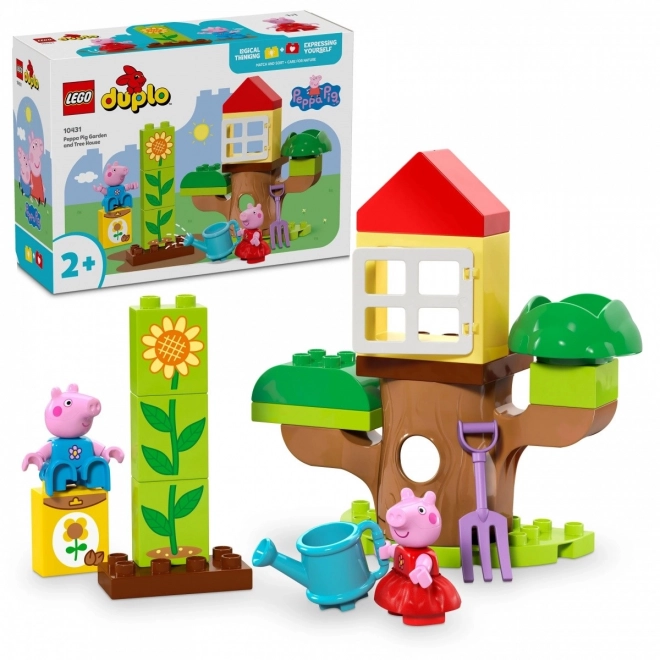 Duplo Peppa Wutz Garten und Baumhaus