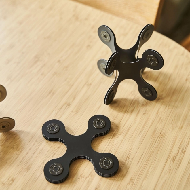 Magnetisches Konstruktionsspielzeug Designer Pack Clixo Schwarz