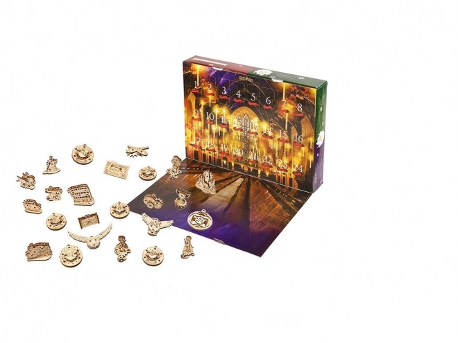 Ugears Harry Potter Adventskalender - 3D Holzbausatz