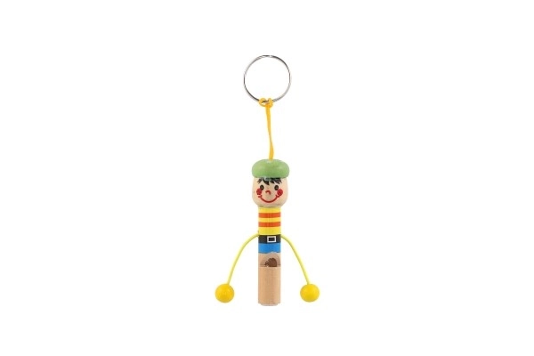 Holzpuppe Pfeife mit Schlaufe