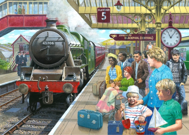 Gibsons Puzzle Express nach Blackpool 1000 Teile