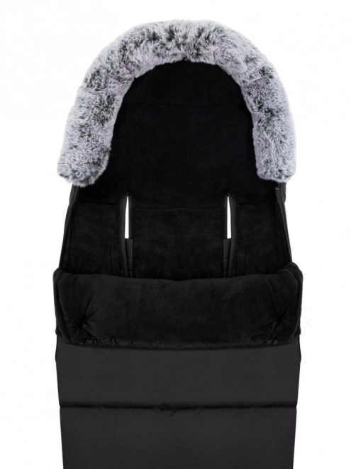 Winterfußsack MoMi 2-in-1 schwarz