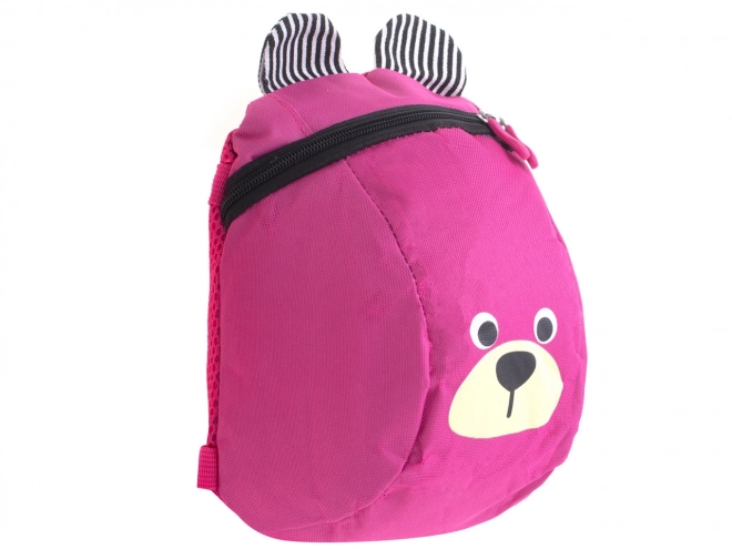 Rucksack für Kleinkinder Bären-Design in Rosa