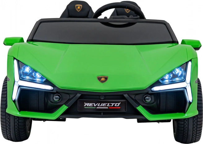 Elektrisches Kinderauto Lamborghini Revuelto XL – grün, 24 V, 4x200 W, Doppelsitz