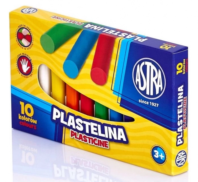 Astra Plastilin Set mit 10 Farben