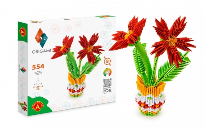 Origami 3D Blumen