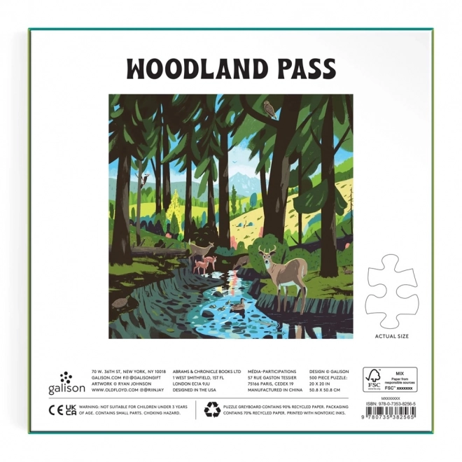 Galison Puzzle Waldlandschaft