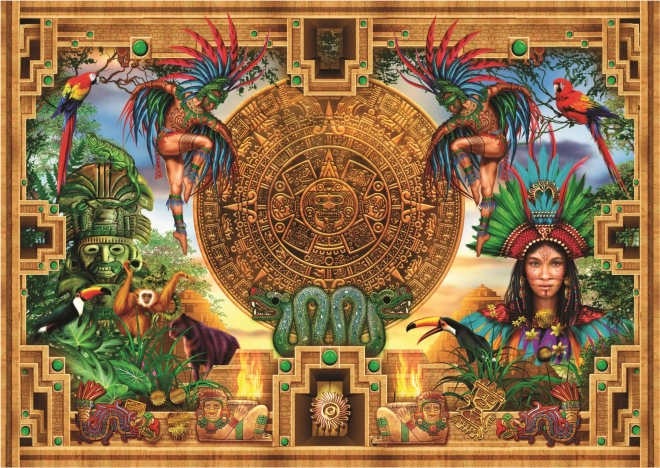 Puzzle Azteken-Maya-Verbindung 2000 Teile