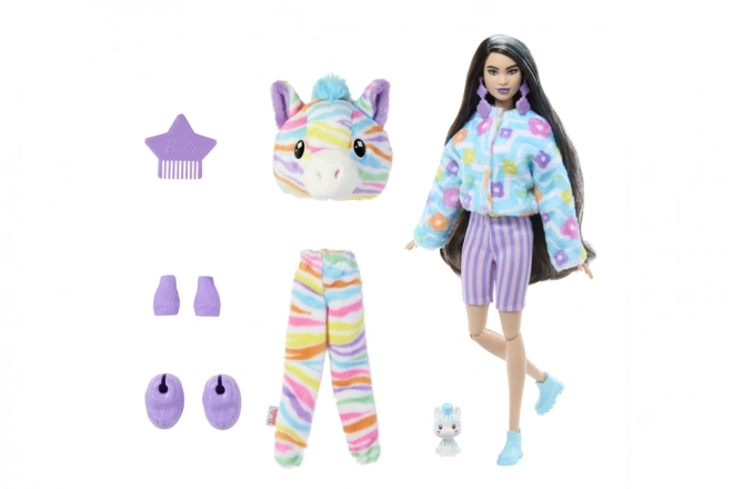 Barbie Cutie Reveal - Bunter Traum Zebra