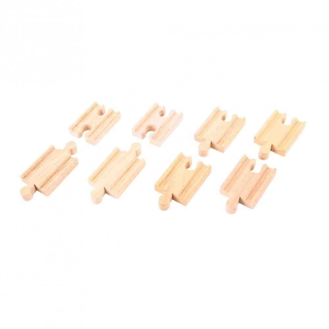 Bigjigs Rail Kleine Schienen 7 cm 8 Stück