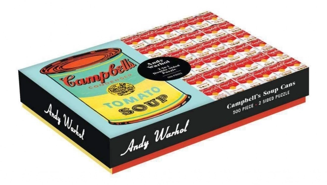 Galison Andy Warhol zweifarbiges Puzzle Campbells Dosensuppen 500 Teile