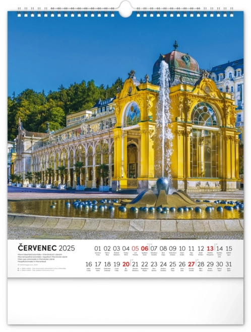 Wandkalender Tschechische Republik 2025