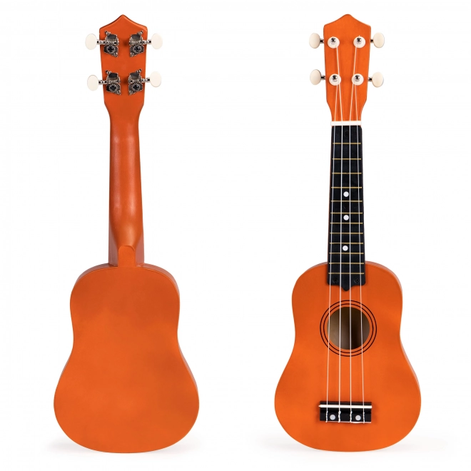 Kinder-Holz-Ukulele-Gitarre mit 4 Nylonsaiten