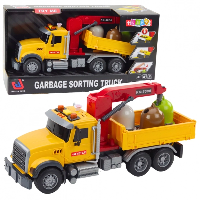 Müllabfuhrwagen mit Effekten
