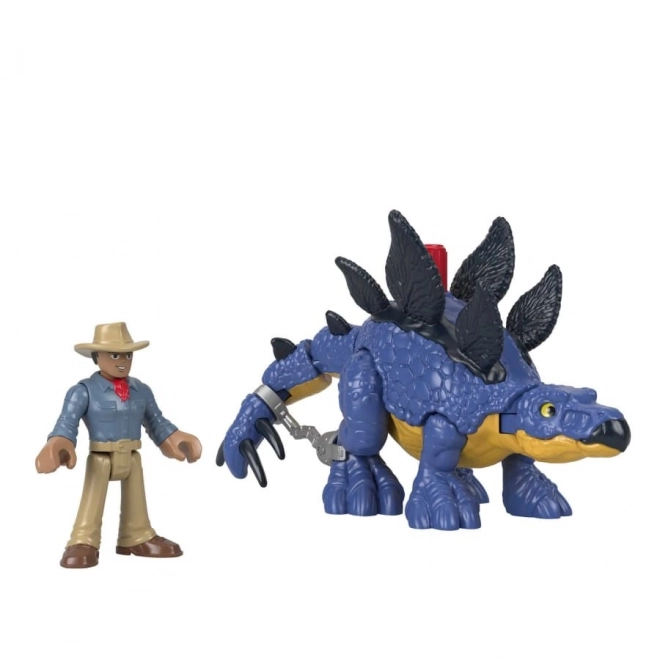 Jurassic World Imaginext Figuren Set Stegosaurus und Dr. Grant