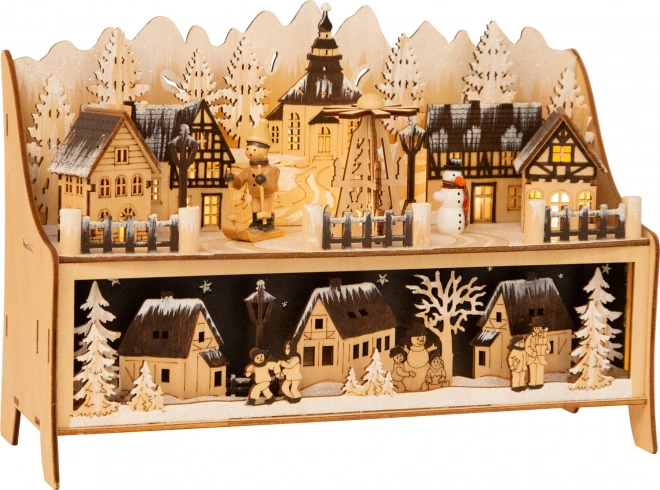 Kleine Fuß Weihnachts-Dekoleuchte Wintertraum