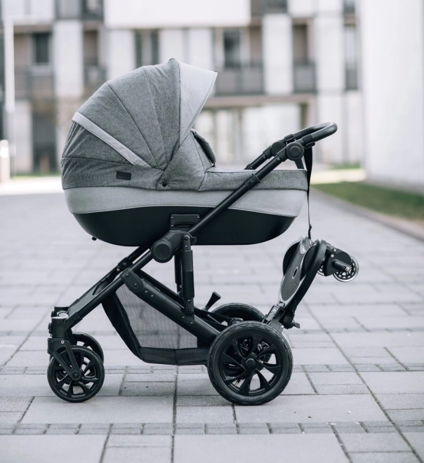 Stupstufe mit Sitz für Kinderwagen von FreeON