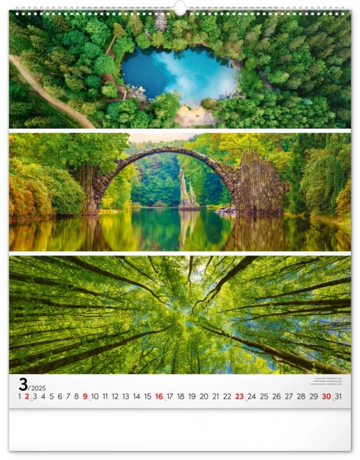 Wandkalender Palette 2025