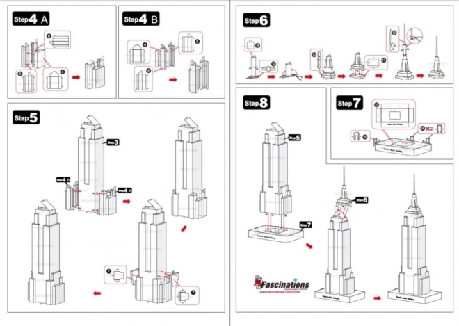 3D-Puzzle Empire State Building von Metal Earth