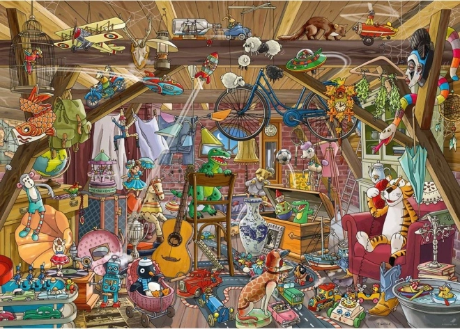 Heye Puzzle Auf dem Dachboden 1000 Teile