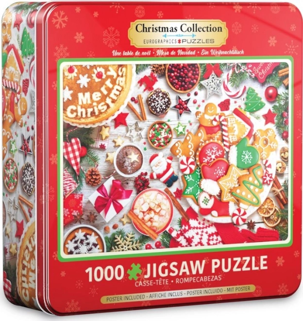 Eurographics Puzzle Weihnachtsabend in Geschenkebox