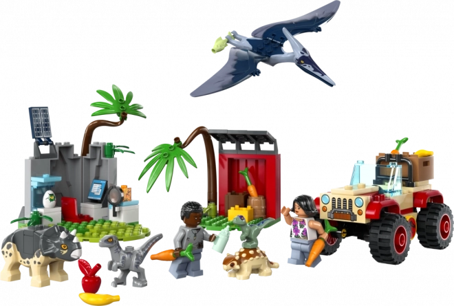 Lego Jurassic World Rettungszentrum für kleine Dinosaurier