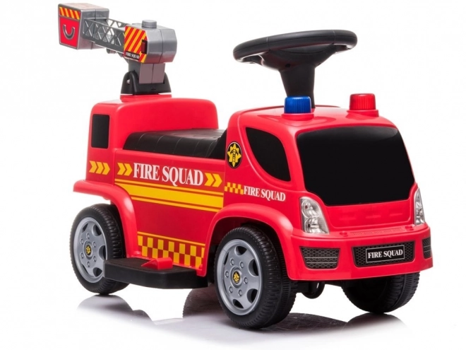 Feuerwehr-Fahrzeug für Kinder mit Leiter und Seifenblasen