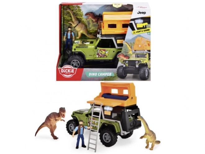 Dino-Camper Jeep mit Sound und Licht