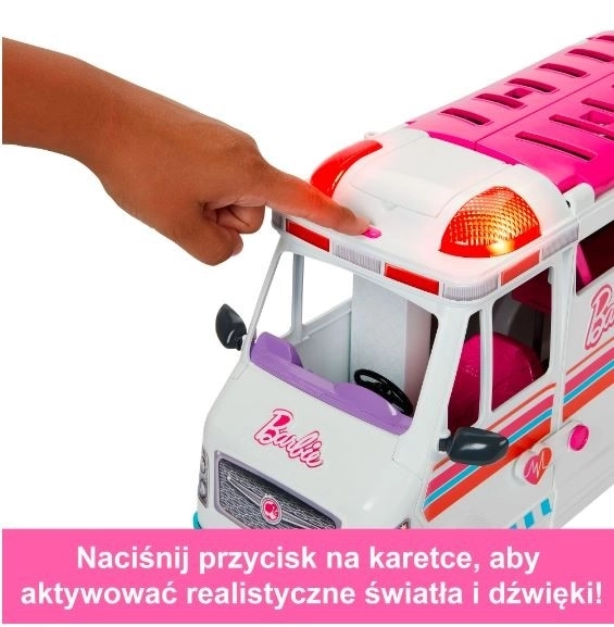 Barbie Krankenwagen und Klinik 2 in 1