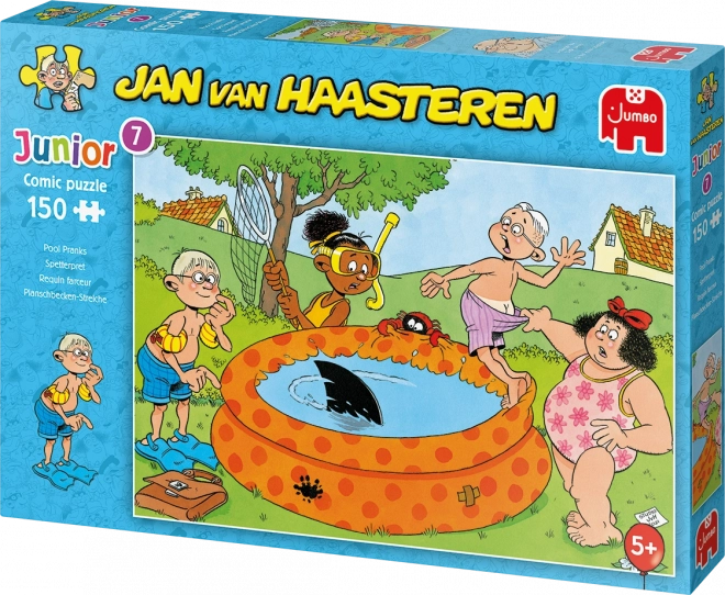 Jumbo Puzzle Jan van Haasteren Junior - Scherze am Pool 150 Teile