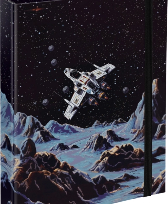 A5 Schulhefte Ordner Pixel Space