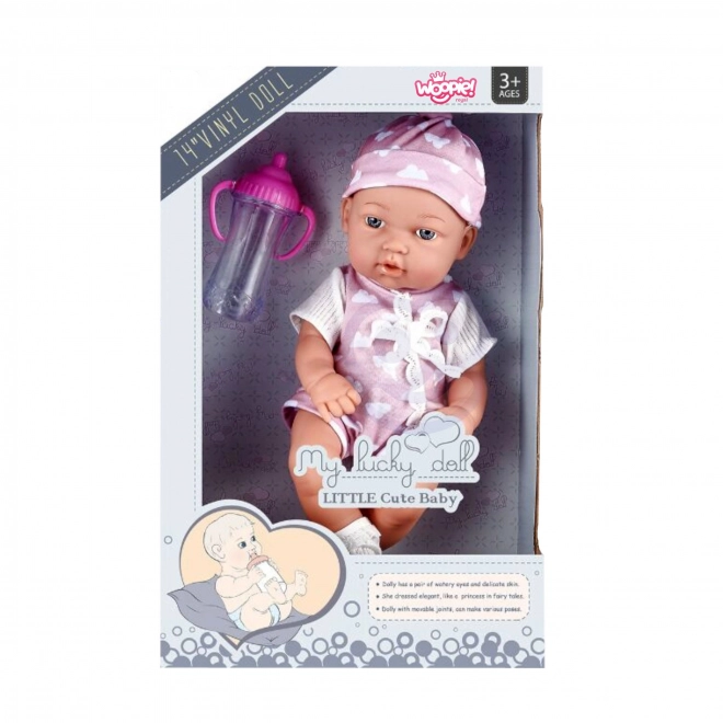 Süße Babypuppe mit Outfit 36 cm von Woopie Royal