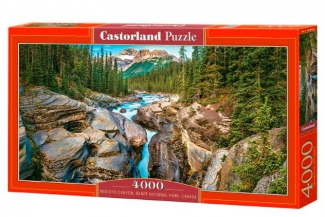 Puzzle 4000 Teile Mistaya Canyon Banff Nationalpark Kanada