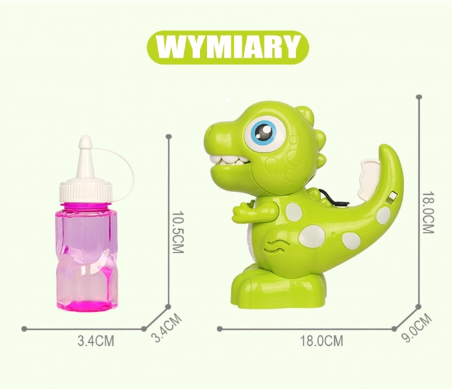 Woopie Dino-Maschine für Seifenblasen