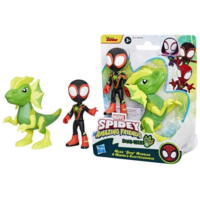 Spidey und seine fantastischen Freunde 2er-Set Figuren Helden und Dino-Verbrecher