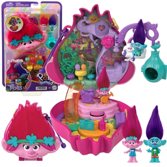 Polly Pocket Trolls Klappbares Haus Poppy