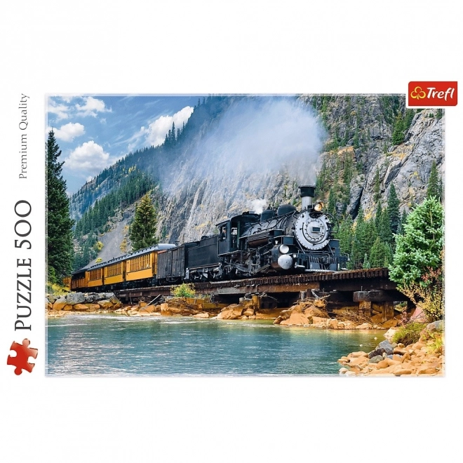 Gebirgseisenbahn Puzzle 500 Teile