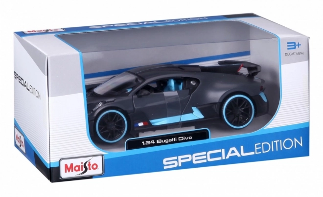 Bugatti Divo Modellauto 1:24 Grau-Blau