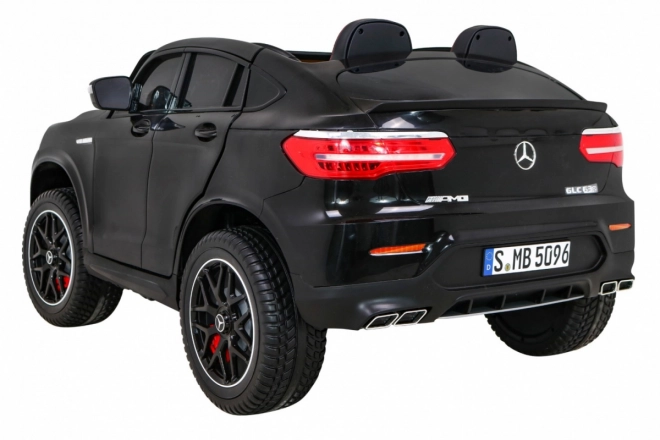 Mercedes GLC 63S Kinderauto schwarz + 4x4 + MP4 + LED + Eco-Leder + Sanfter Start + EVA