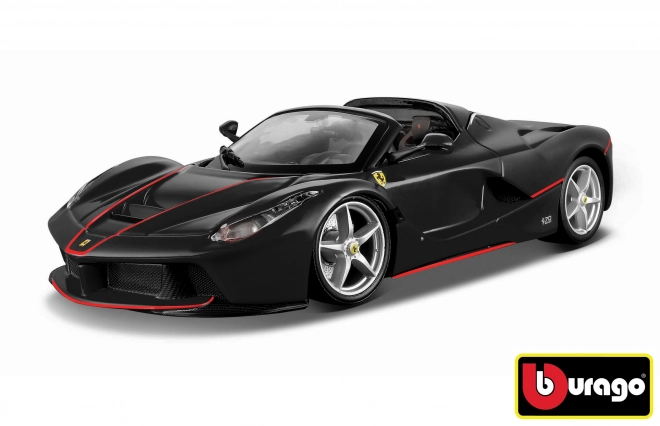 Bburago Ferrari LaFerrari Aperta in Metallic-Schwarz 1:24