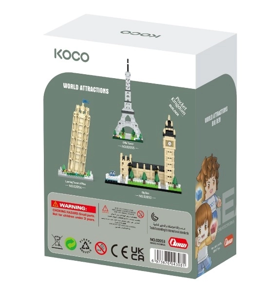 Bausatz KOCO Big Ben 523 Stück