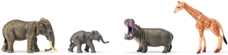 Erweiterbare Safari mit kleinen und großen Arten